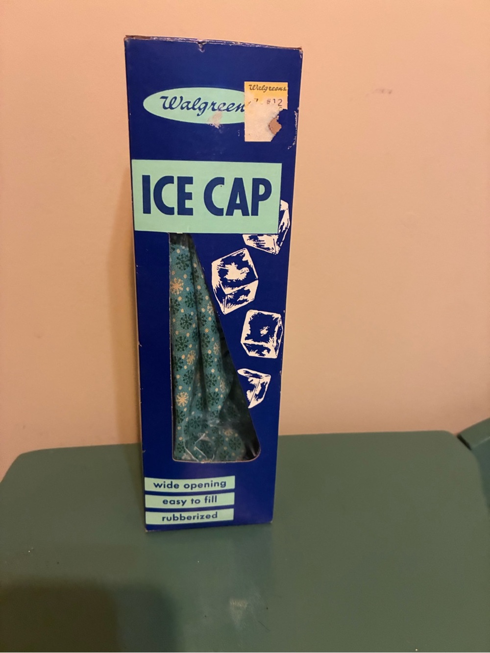 Walgreens Blue Ice Cap - Reusable Cooling Head Cap Vintage